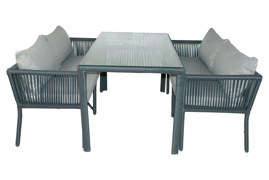 Set Lounge de Gradina Asi Home Vera 4 - Gri