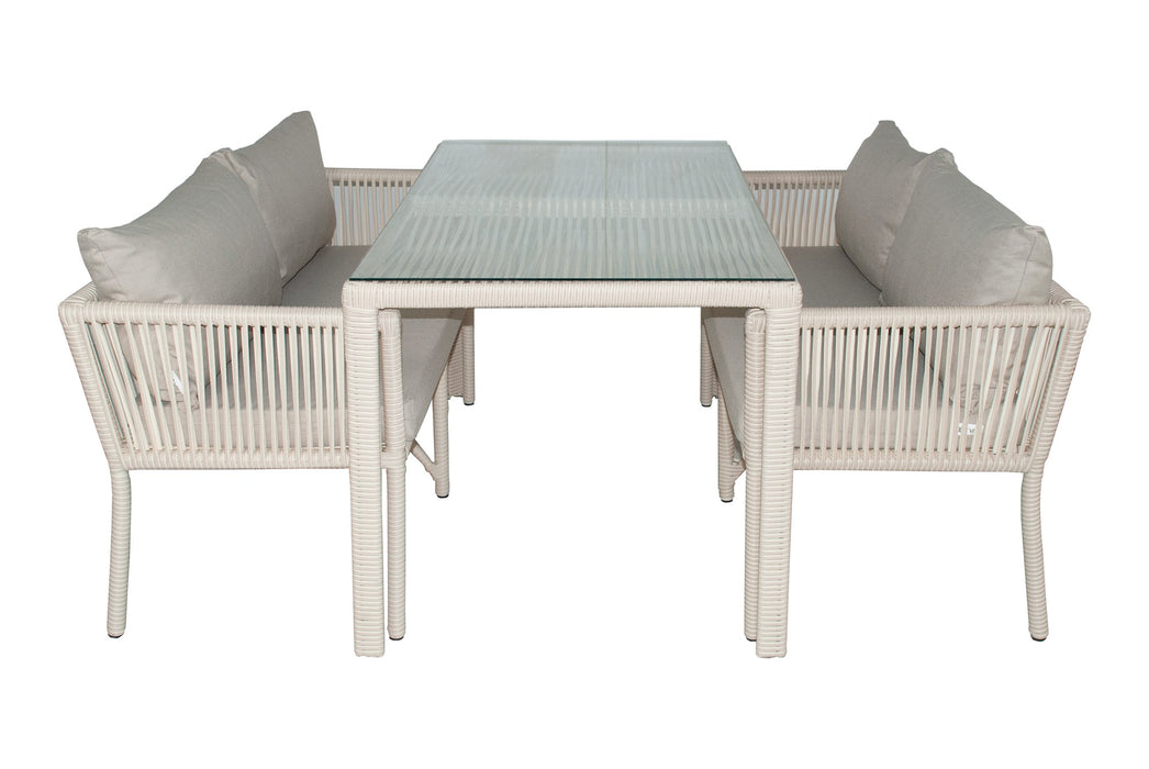 Set Lounge de Gradina Asi Home Vera 4 - Maro deschis