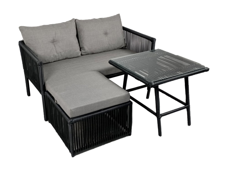 Set Lounge de Gradina Asi Home Shangai 8 - Gri