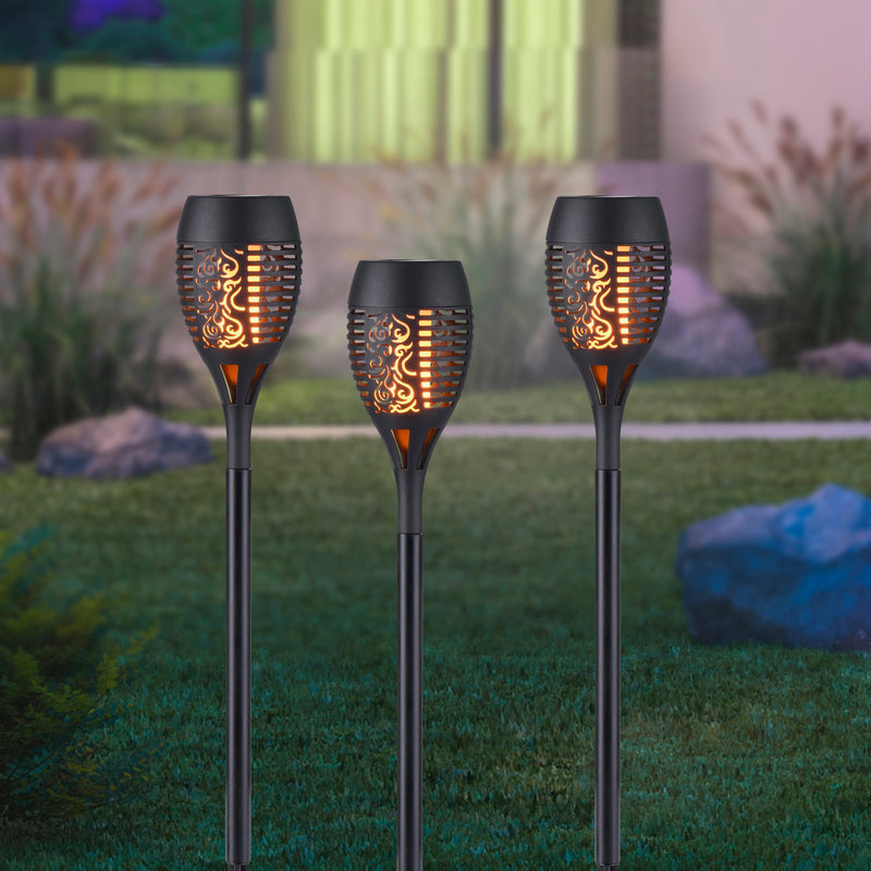 Lampa Exterior Paul Neuhaus FACKEL-SOL LED Negru
