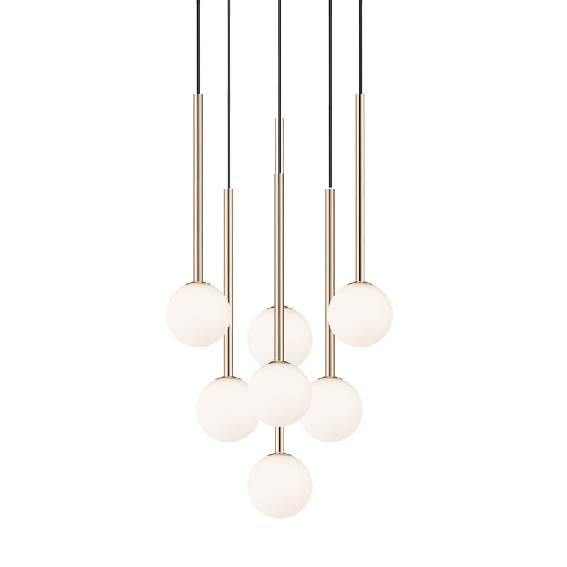 Lustra Zuma Line ARCTURUS 7xG9 LED Auriu