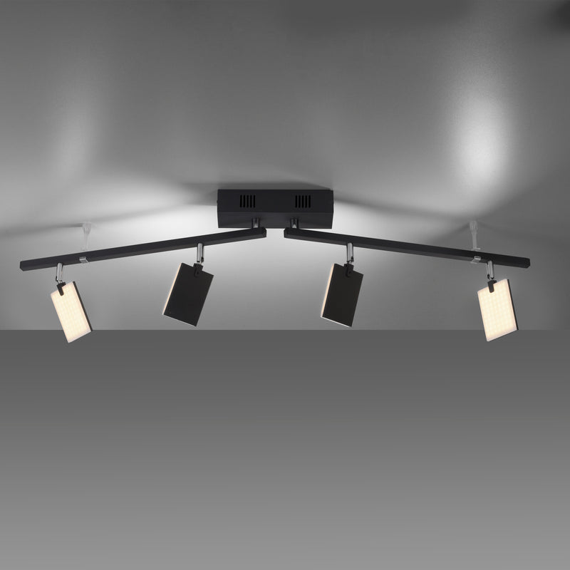 Plafoniera Paul Neuhaus PURE-MIRA 4xLED Negru