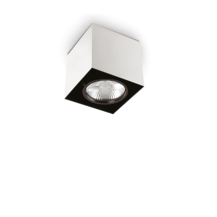 Plafoniera/Aplica MOOD Ideal Lux, GU10 max 1 x 28W, Square, Alb