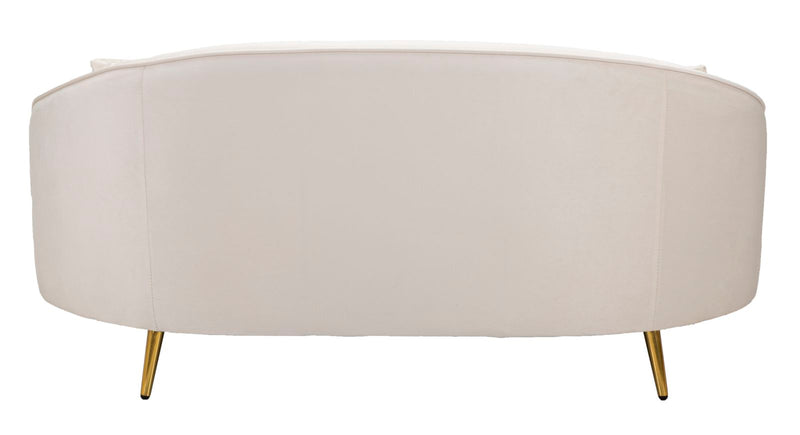Canapea Mauro Ferretti 2 Oslo cu, Crem/Auriu, 148x68 cm