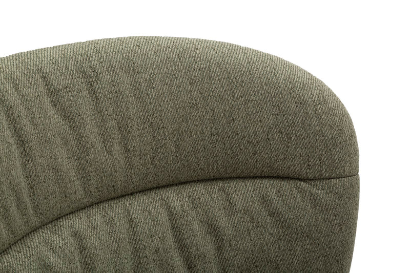 Scaun Mauro Ferretti Losanna, Verde/Negru, 58x85 cm