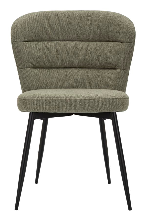 Scaun Mauro Ferretti Losanna, Verde/Negru, 58x85 cm