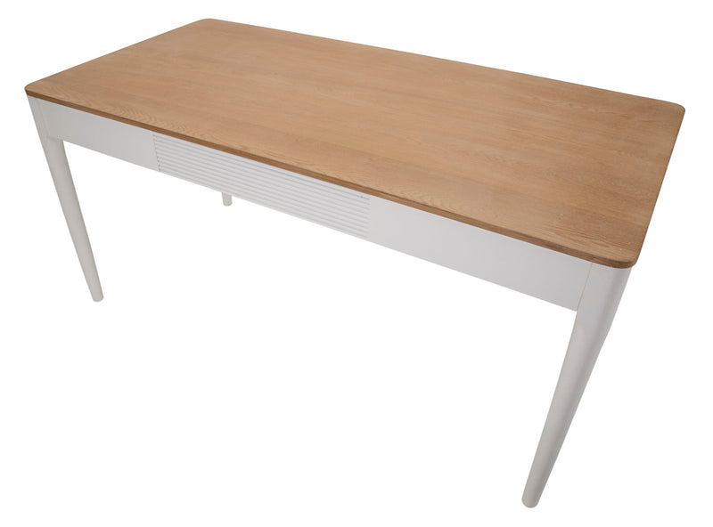 Masă Dining Mauro Ferretti Matera, Alb/Maro, 180x80 cm