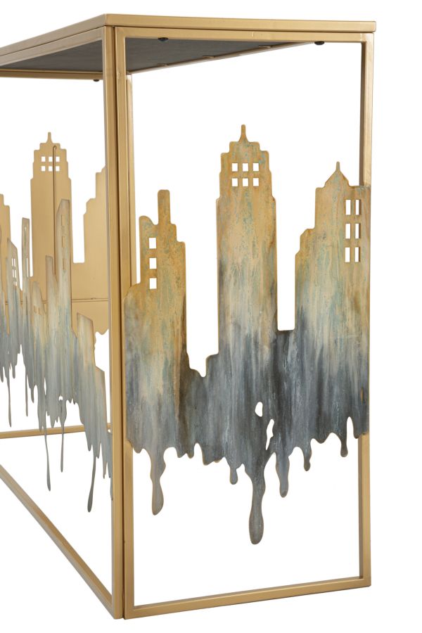 Consolă Mauro Ferretti City, 110x81 cm