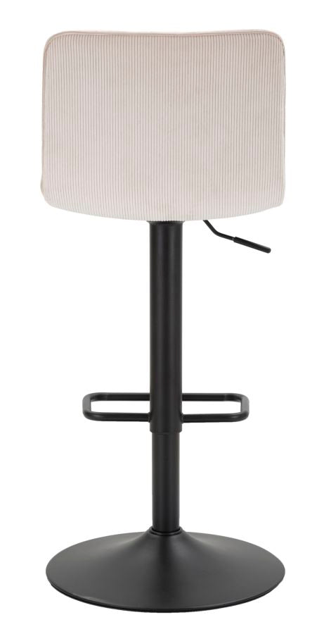 Scaun Bar Mauro Ferretti cu Lift, Negru/Alb, 43x86 cm