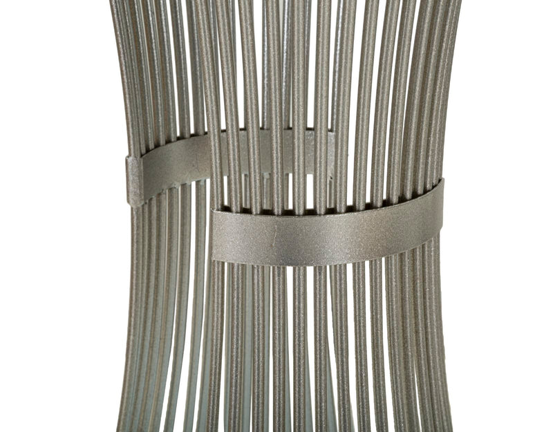 Măsuță Mauro Ferretti Funnel, Argintiu, Ø50 cm