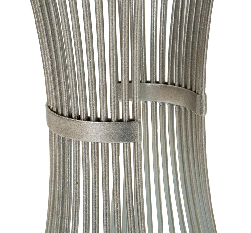 Măsuță Mauro Ferretti Funnel, Argintiu, Ø40 cm