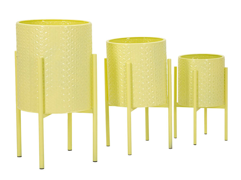 Suport Vaze Mauro Ferretti Iris, Yellow, Ø36 cm