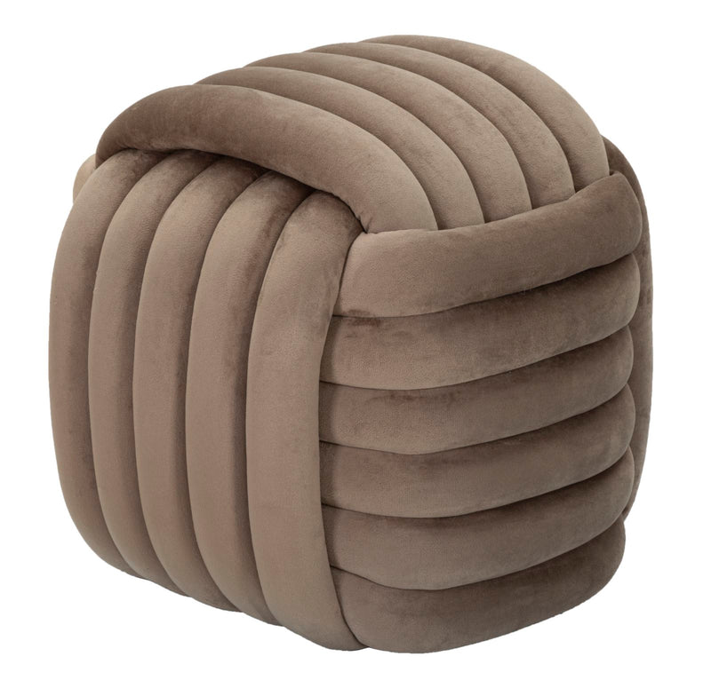 Taburet Mauro Ferretti Softy, Gri, 45x45 cm