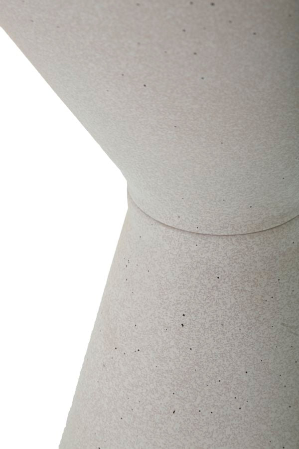 Măsuță Mauro Ferretti Dublu, Alb, Ø44 cm
