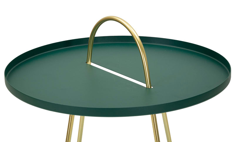 Suport Vaze Mauro Ferretti Grent, Verde/Auriu, Ø45 cm