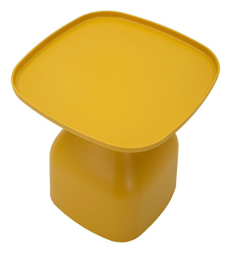 Măsuță de Cafea Mauro Ferretti Gea, Yellow, 48x50 cm