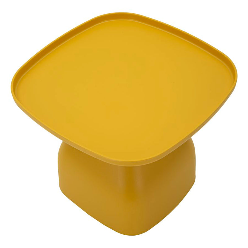 Măsuță de Cafea Mauro Ferretti Gea, Yellow, 48x38 cm