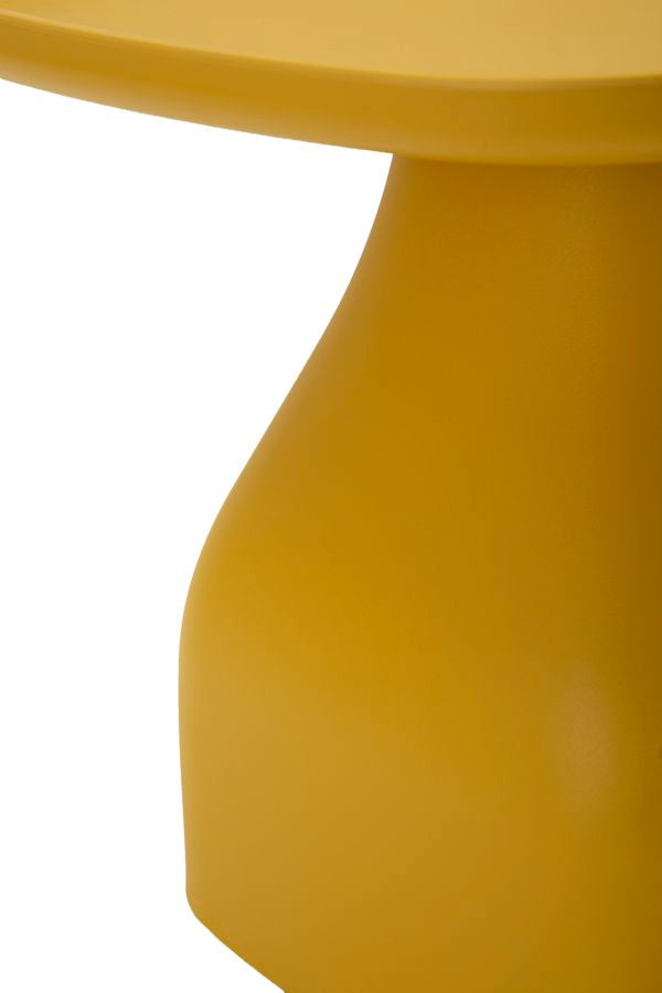 Măsuță de Cafea Mauro Ferretti Gea, Yellow, 48x38 cm