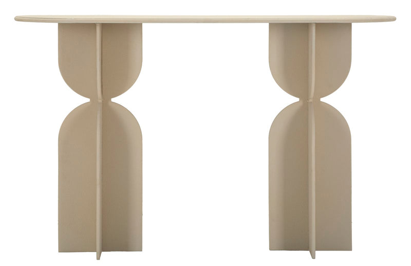 Consolă Mauro Ferretti Dune, Crem, 120x76 cm