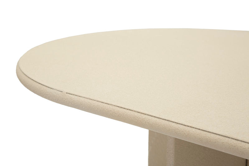 Consolă Mauro Ferretti Dune, Crem, 120x76 cm