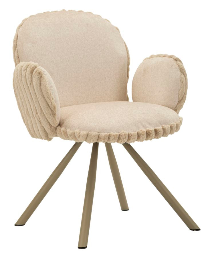 Scaun Mauro Ferretti Stockholm -B-Cream, Crem, 64x83 cm