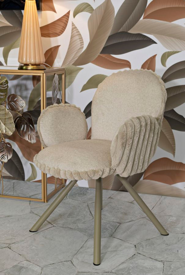 Scaun Mauro Ferretti Stockholm -B-Cream, Crem, 64x83 cm