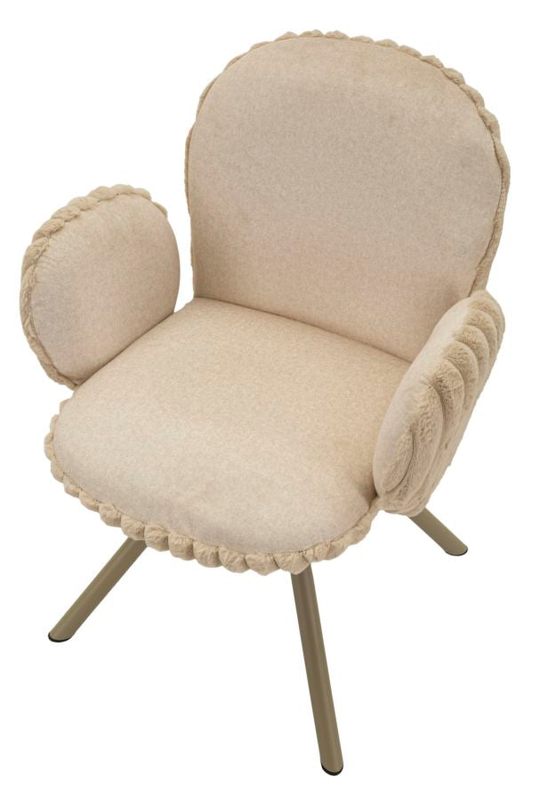 Scaun Mauro Ferretti Stockholm -B-Cream, Crem, 64x83 cm