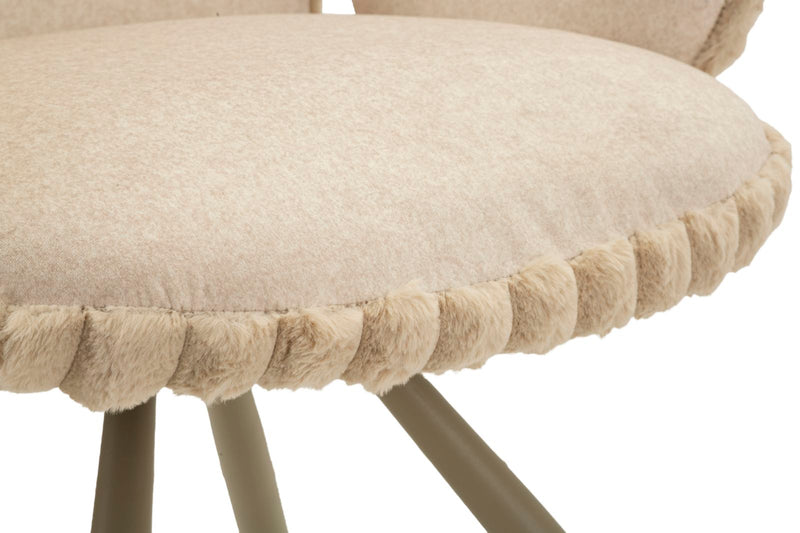 Scaun Mauro Ferretti Stockholm -B-Cream, Crem, 64x83 cm