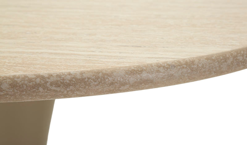 Masă Bar Mauro Ferretti Alaska, Crem, Ø60 cm