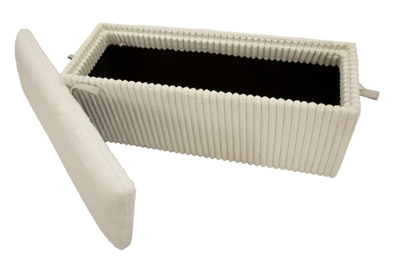 Bancă Mauro Ferretti Goteborg Bench, Alb, 113x44 cm