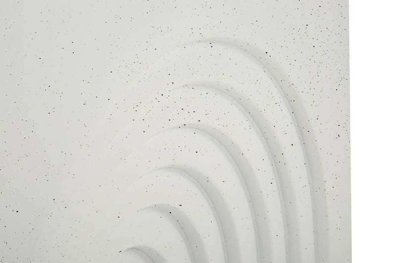 Măsuță Laterală Mauro Ferretti Arc End, Crem, 48x48 cm