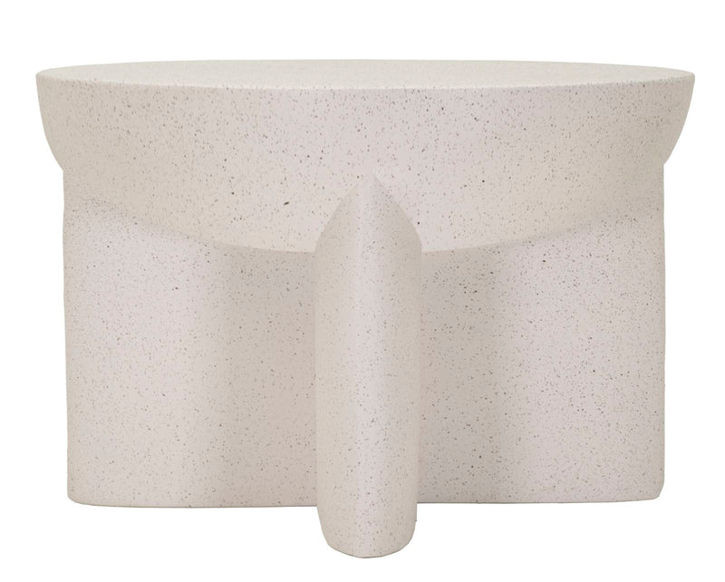 Măsuță de Cafea Mauro Ferretti History, Crem, Ø64 cm
