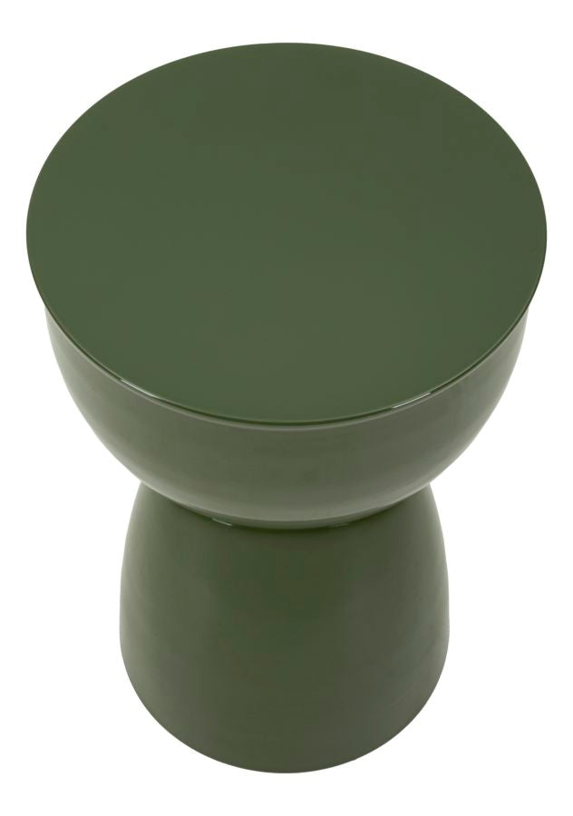 Măsuță Laterală Mauro Ferretti Yao End, Verde, Ø31 cm