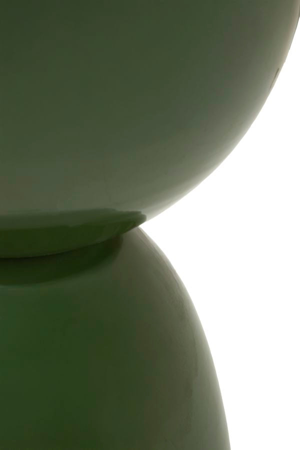 Măsuță Laterală Mauro Ferretti Yao End, Verde, Ø31 cm