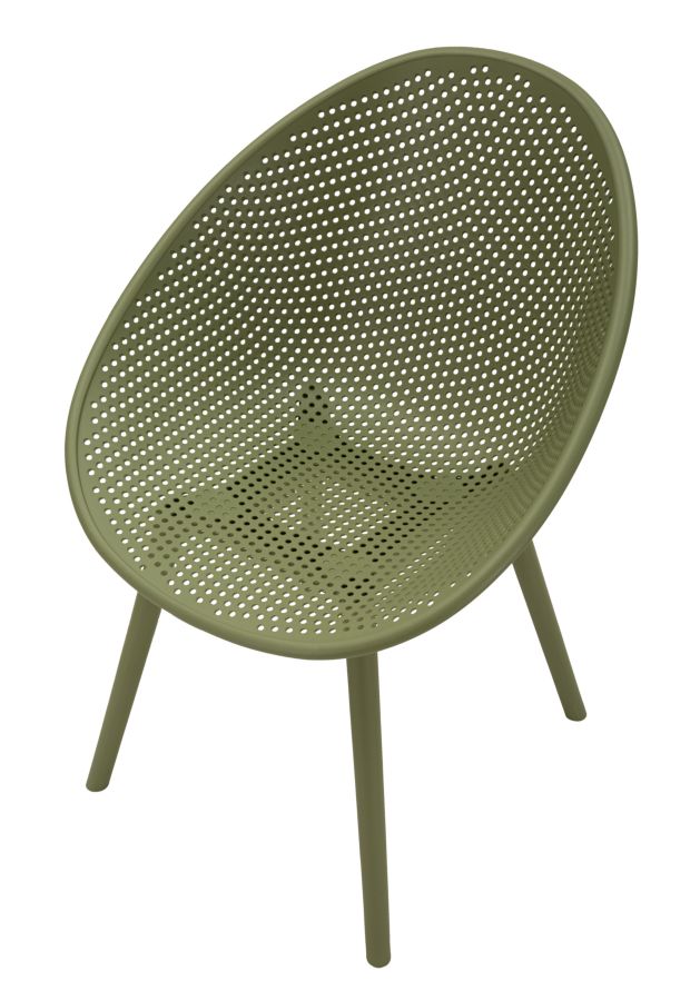 Scaun Mauro Ferretti Ibiza, Verde, 59x83 cm