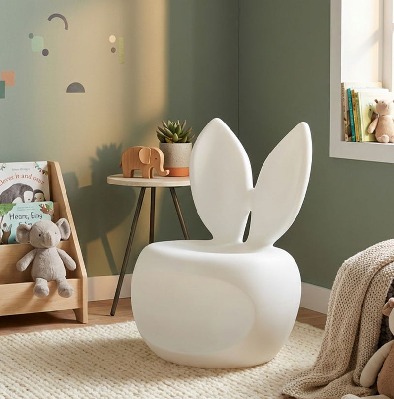 Scaun Mauro Ferretti Bunny, Alb, 57x79 cm