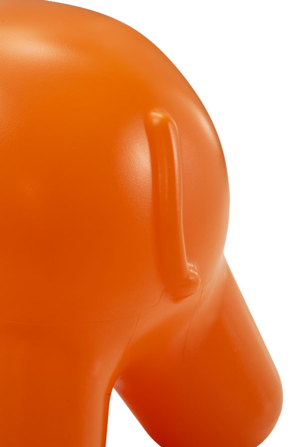 Taburet Mauro Ferretti Elefant, Portocaliu, 86x56 cm