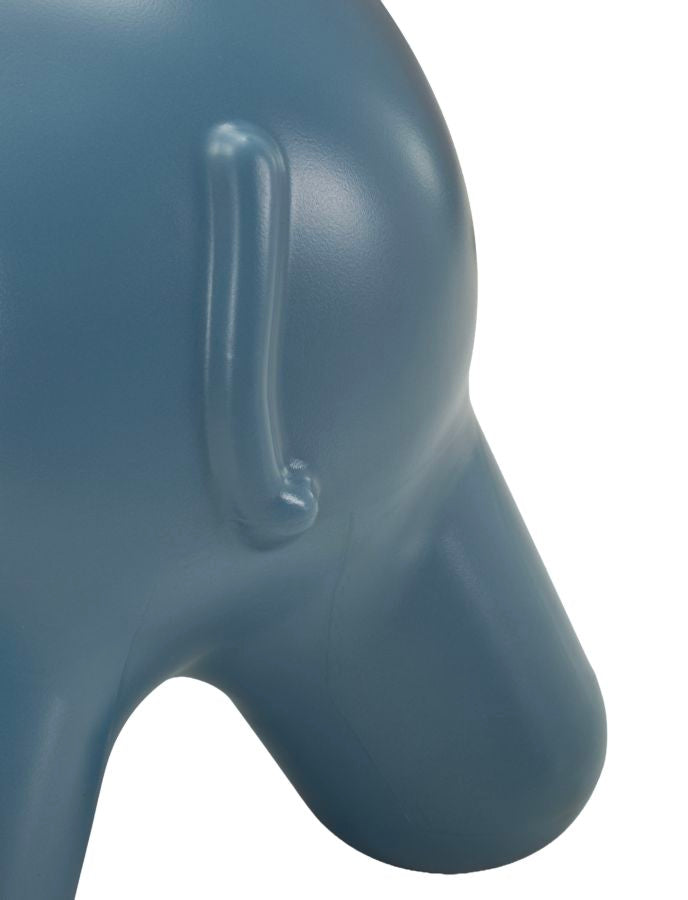 Taburet Mauro Ferretti Elefant, Albastru, 86x56 cm
