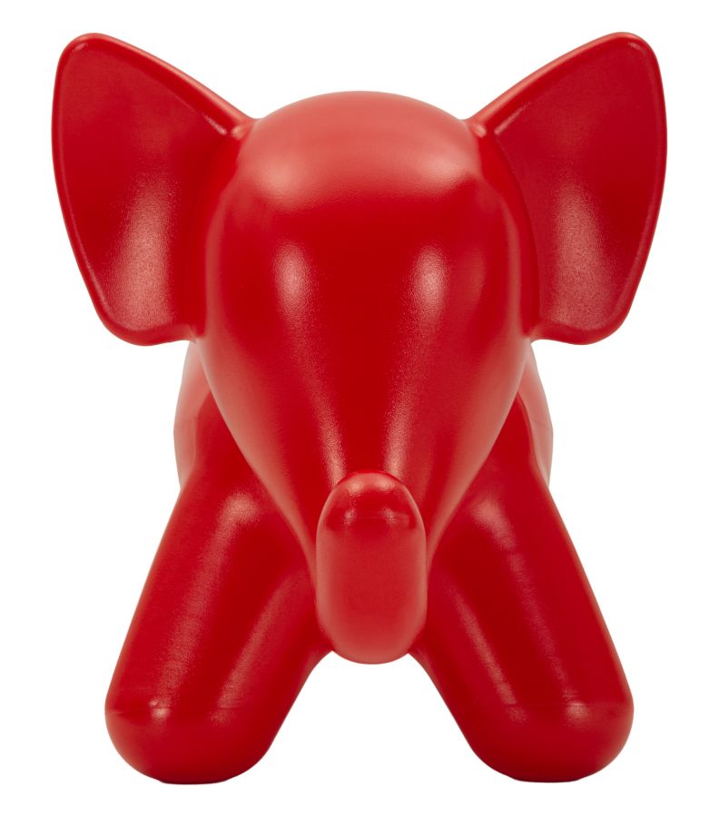 Taburet Mauro Ferretti Elefant, Roșu, 86x56 cm