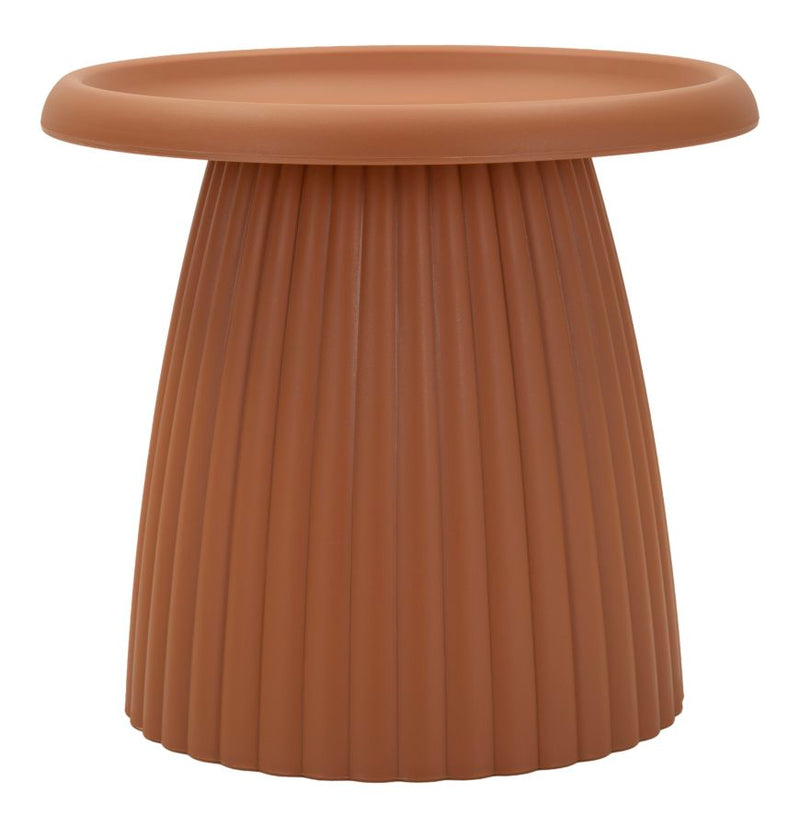 Măsuță Laterală Mauro Ferretti Geax End, Roșu, Ø50 cm