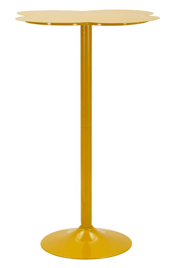 Masă Bar Mauro Ferretti Clox Bar, Muștar, Ø60 cm