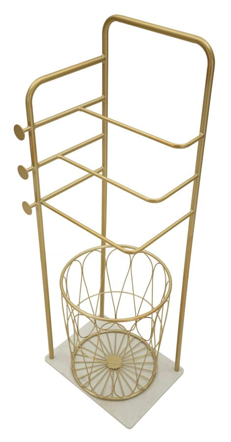 Accesoriu Baie Mauro Ferretti Trop, Auriu/Alb, 40x112 cm