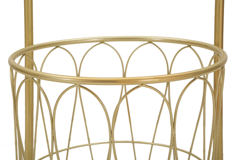 Accesoriu Baie Mauro Ferretti Trop, Auriu/Alb, 40x112 cm