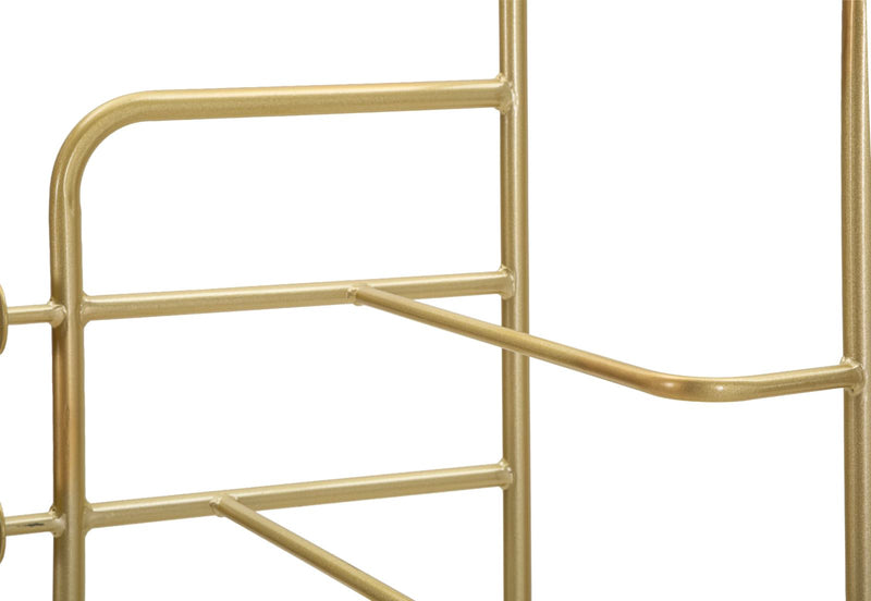 Accesoriu Baie Mauro Ferretti Trop, Auriu/Alb, 40x112 cm