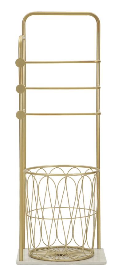 Accesoriu Baie Mauro Ferretti Trop, Auriu/Alb, 40x112 cm