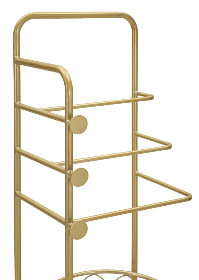 Accesoriu Baie Mauro Ferretti Trop, Auriu/Alb, 40x112 cm