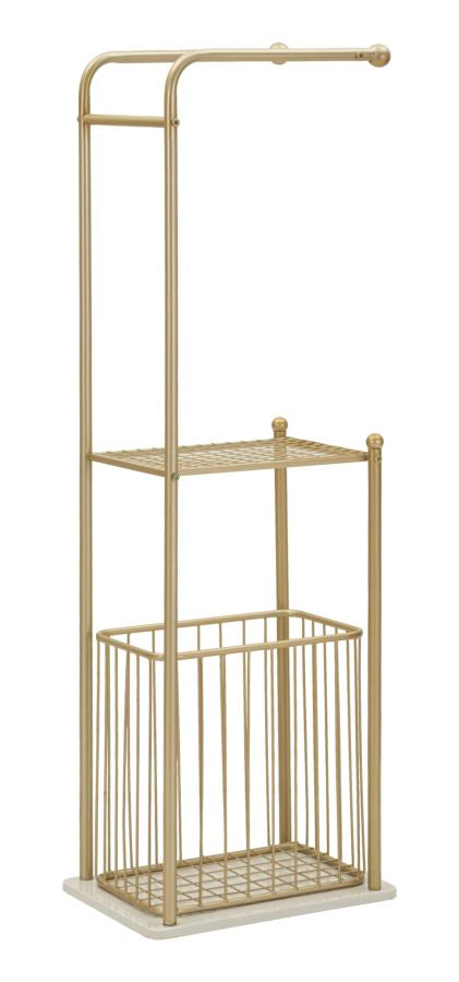 Accesoriu Baie Mauro Ferretti Root, Auriu/Alb, 40x122 cm