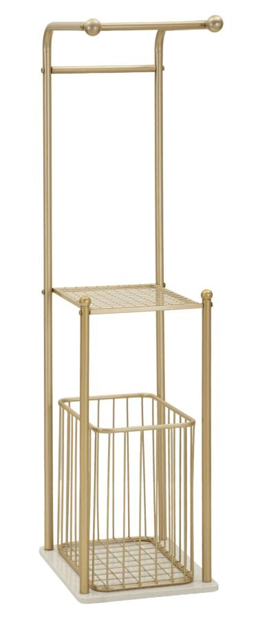 Accesoriu Baie Mauro Ferretti Root, Auriu/Alb, 40x122 cm