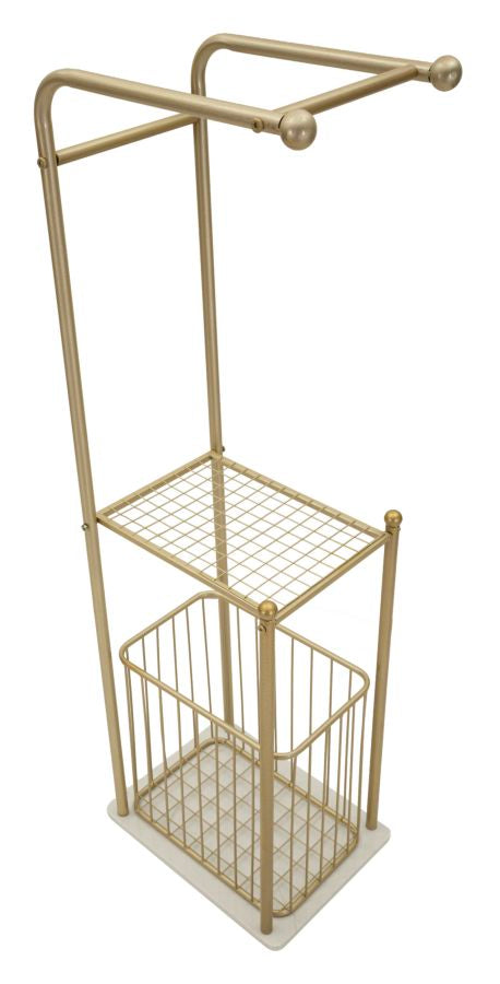 Accesoriu Baie Mauro Ferretti Root, Auriu/Alb, 40x122 cm