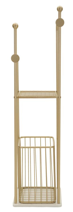 Accesoriu Baie Mauro Ferretti Flish, Auriu/Alb, 40x121 cm